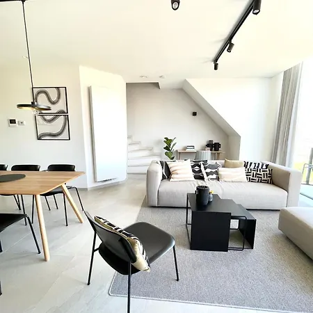 Molo Roof - Stylish Penthouse With Marina View Within Walking Distance From The Sea - 15 Km From Bruges Appartement