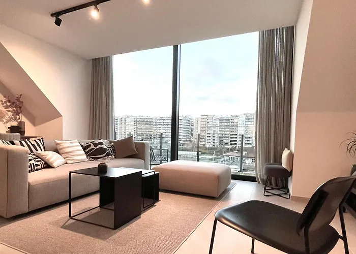 דירה Molo Roof - Stylish Penthouse With Marina View Within Walking Distance From The Sea - 15 Km From Bruges בלנקנברג