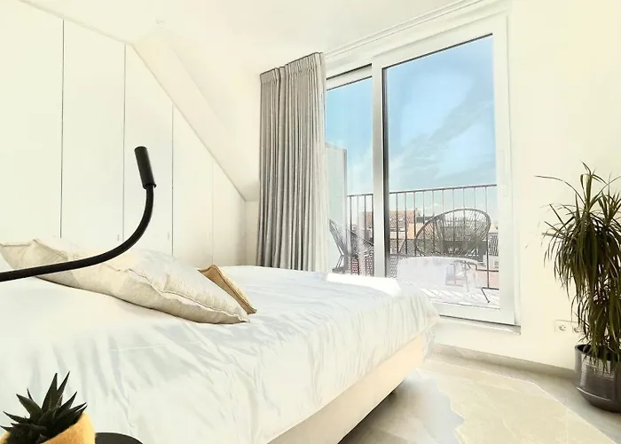 דירה Molo Roof - Stylish Penthouse With Marina View Within Walking Distance From The Sea - 15 Km From Bruges